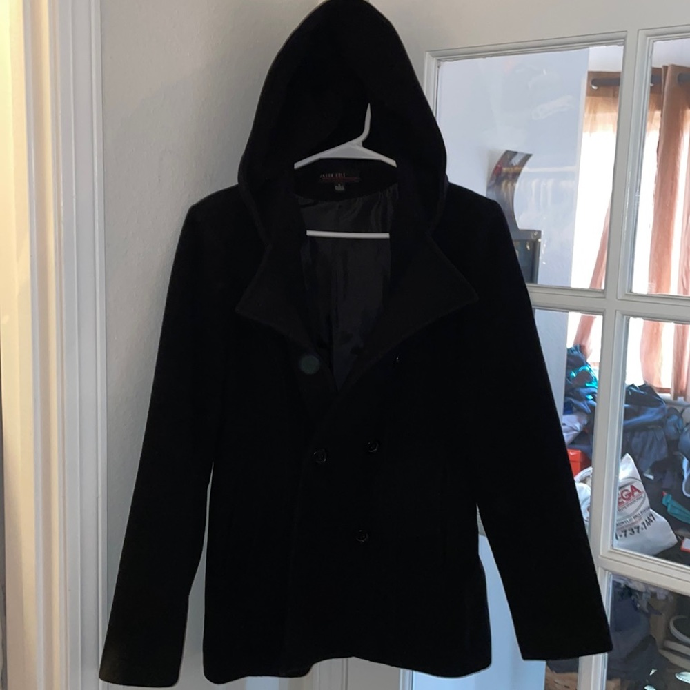 Women’s Peacoat with deep Hood
